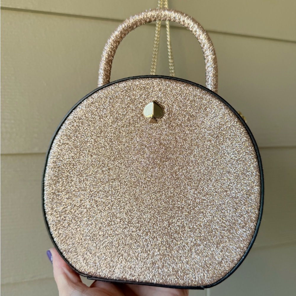 👜 Kate Spade New York Andi Glitter Mini Chain Canteen Bag – NWT